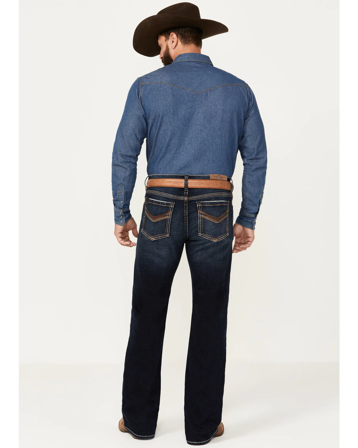 Cody James Men's Palomino Wash Duke Relaxed Bootcut Stretch Denim Jeans - Image 3