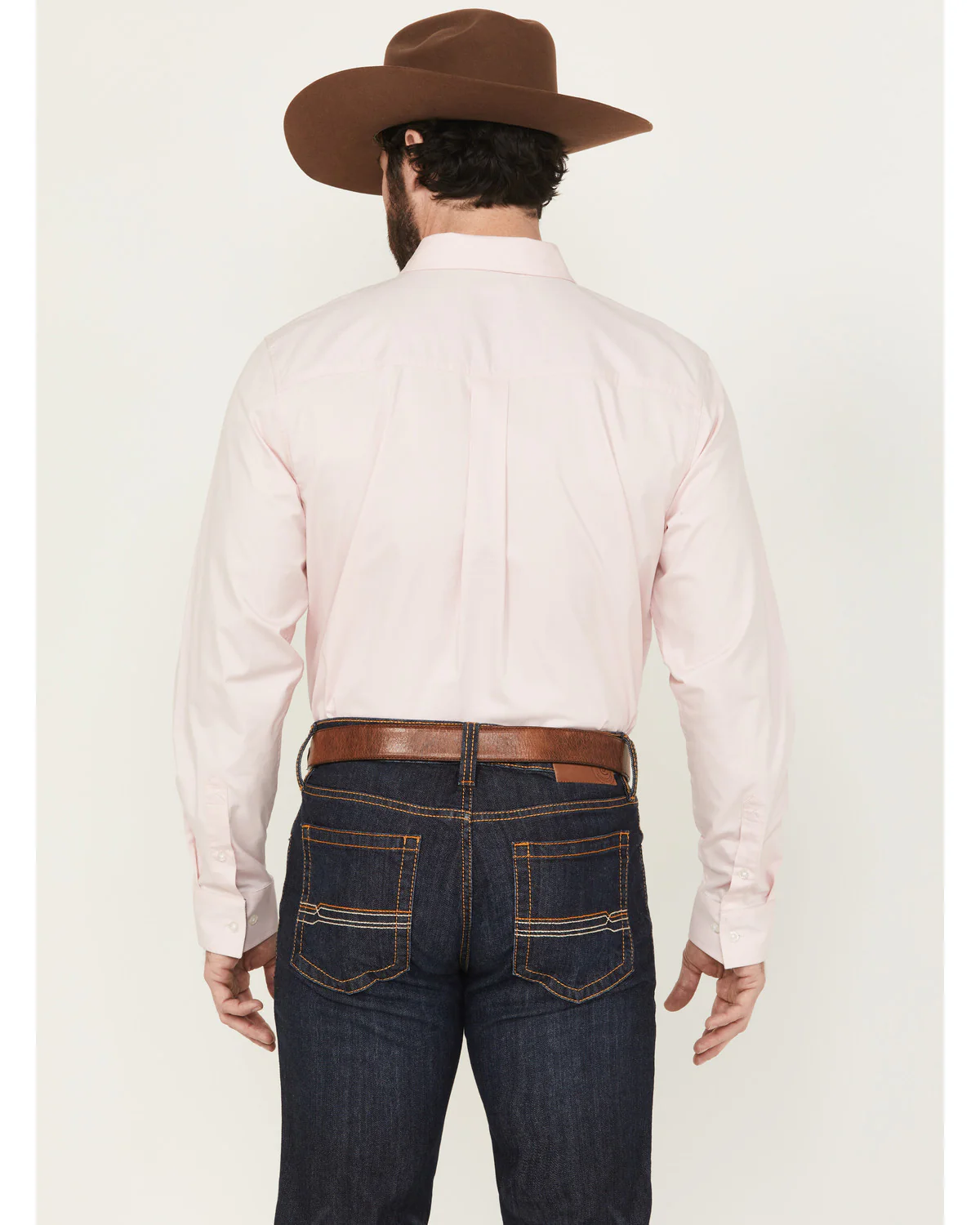 Cody James Men's Performance Twill Solid Long Sleeve Button-Down Stretch Western Shirt - Tall - Image 4