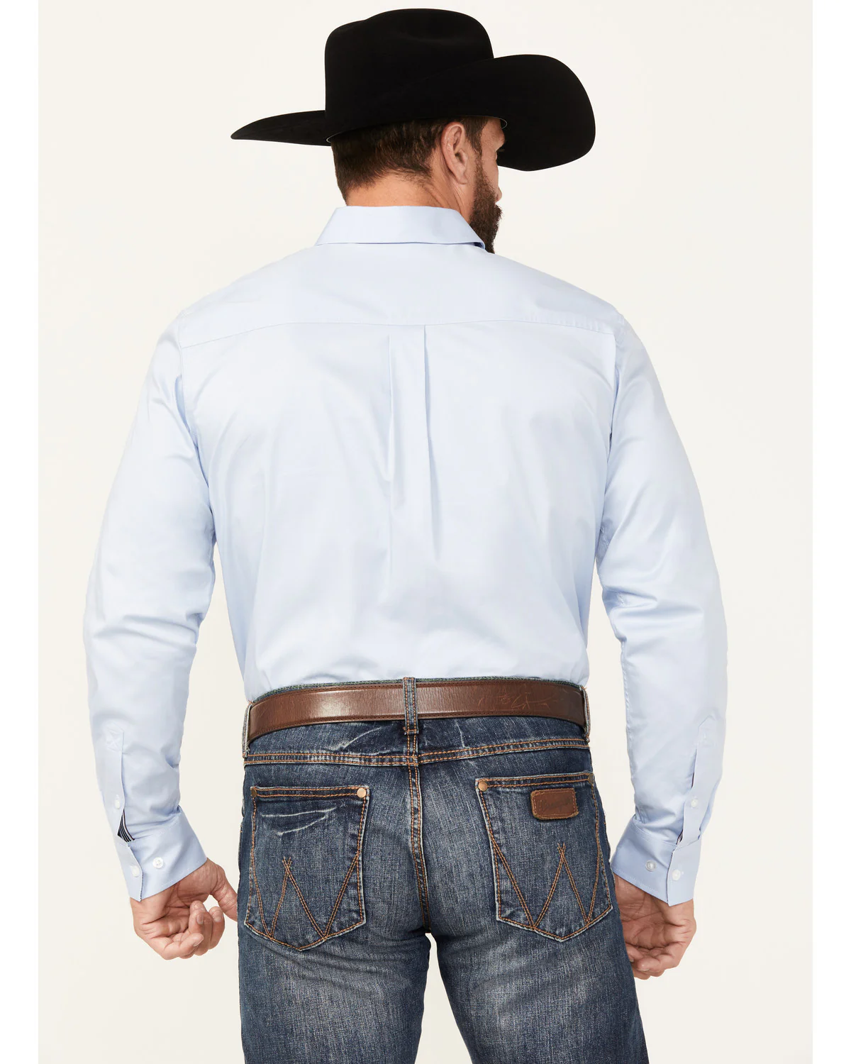 Cody James Men's Performance Twill Solid Long Sleeve Button-Down Western Shirt - Image 4