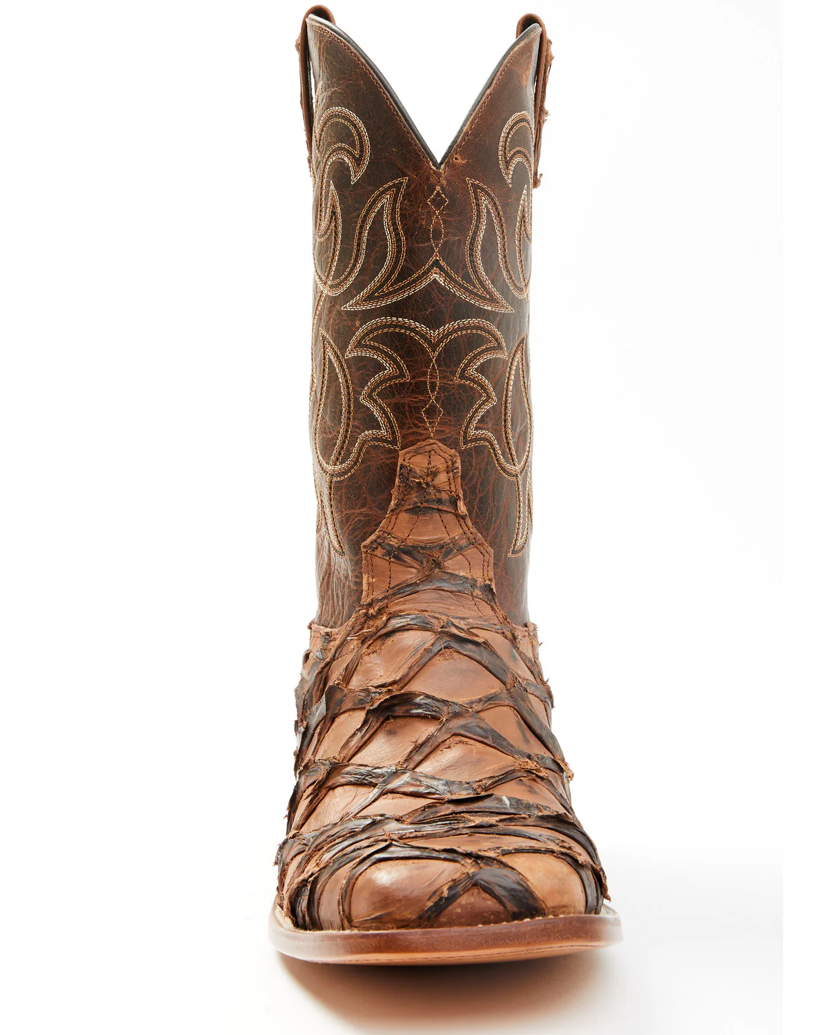 Cody James Men's Pirarucu Exotic Boots - Broad Square Toe - Image 4