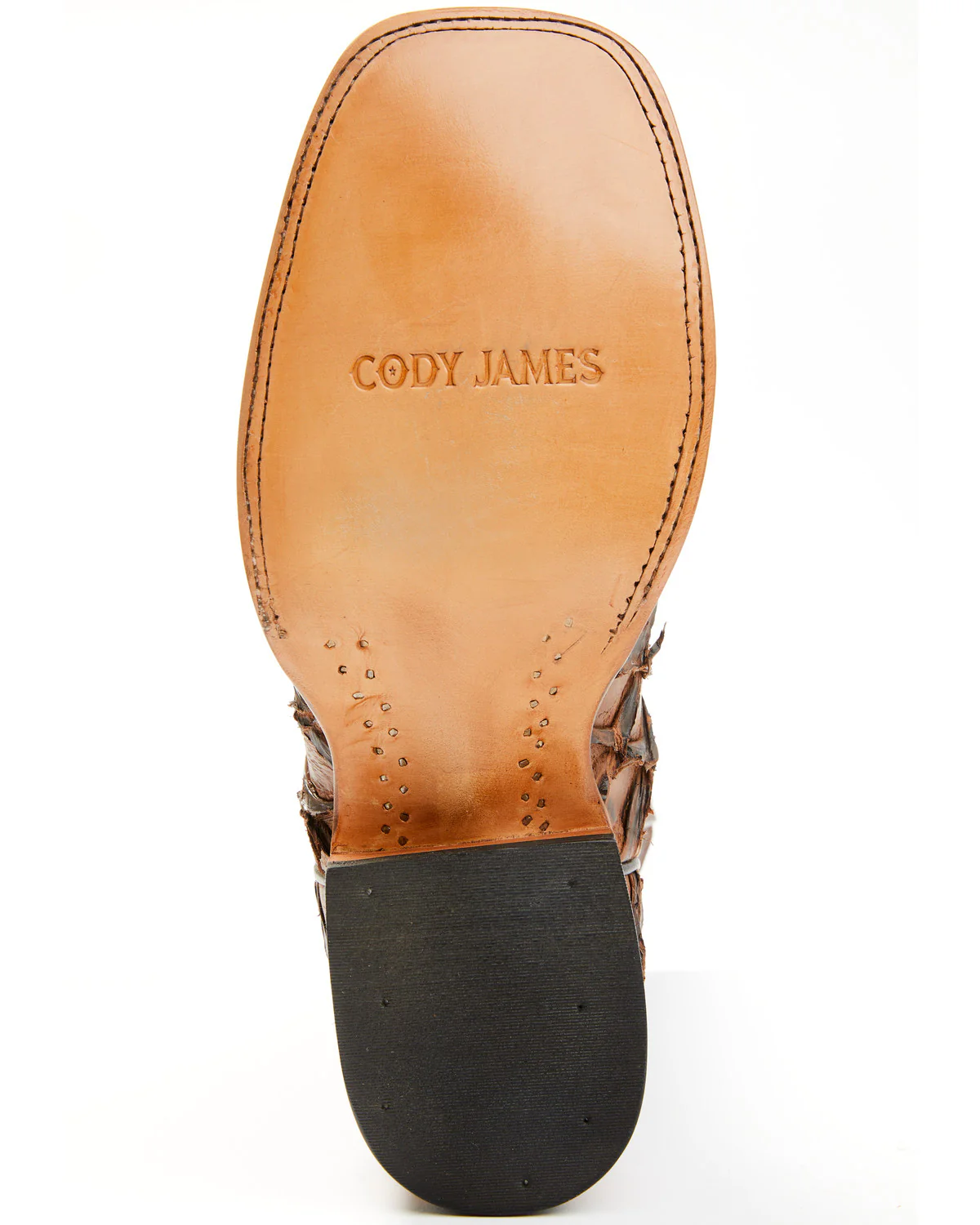 Cody James Men's Pirarucu Exotic Boots - Broad Square Toe - Image 7
