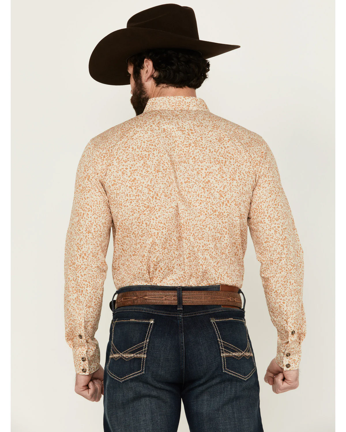 Cody James Men's Playing Field Floral Print Long Sleeve Snap Western Shirt - Image 4