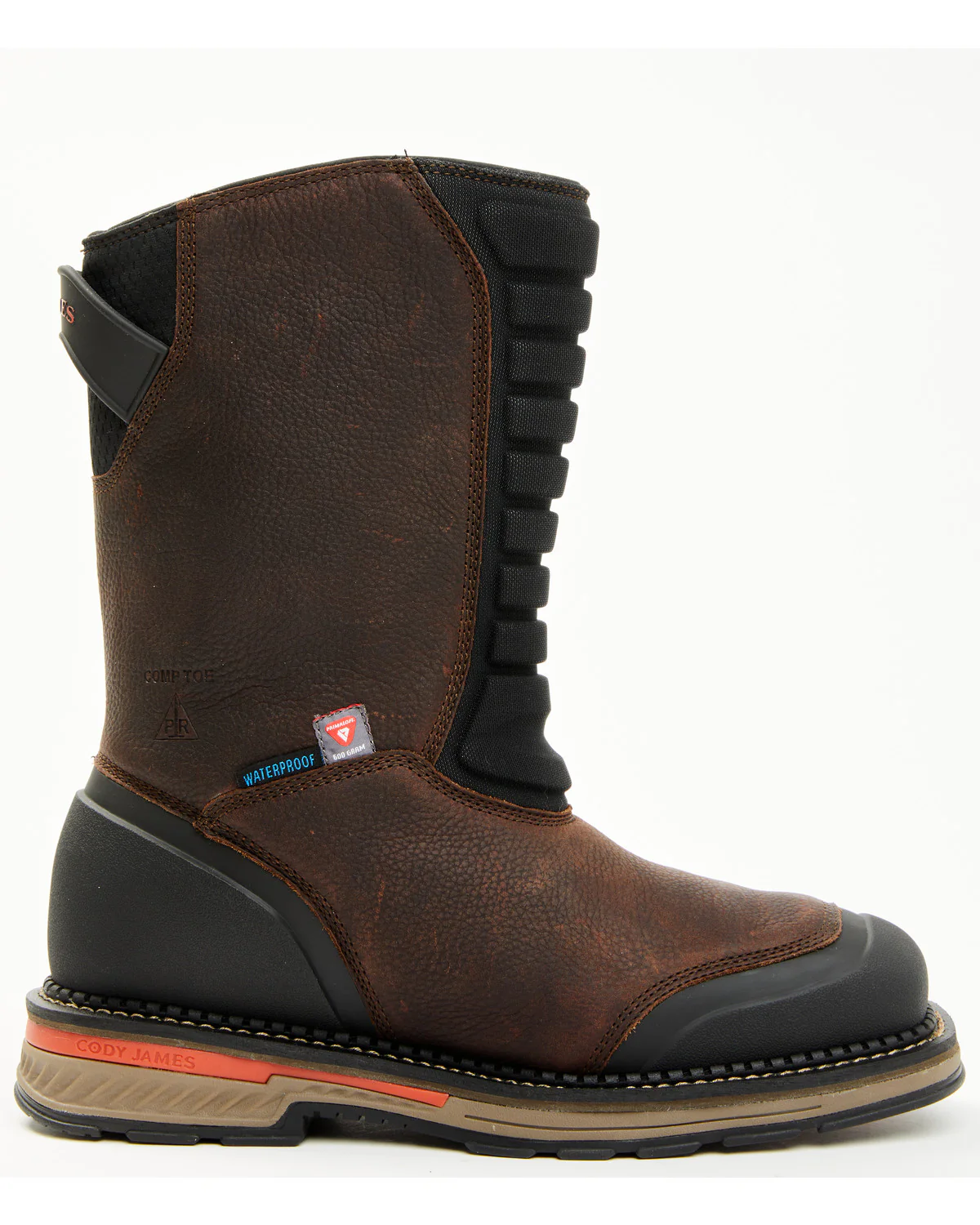 Cody James Men's ™™.5" Pull-On Insulated Work Boots - Composite Toe - Image 2