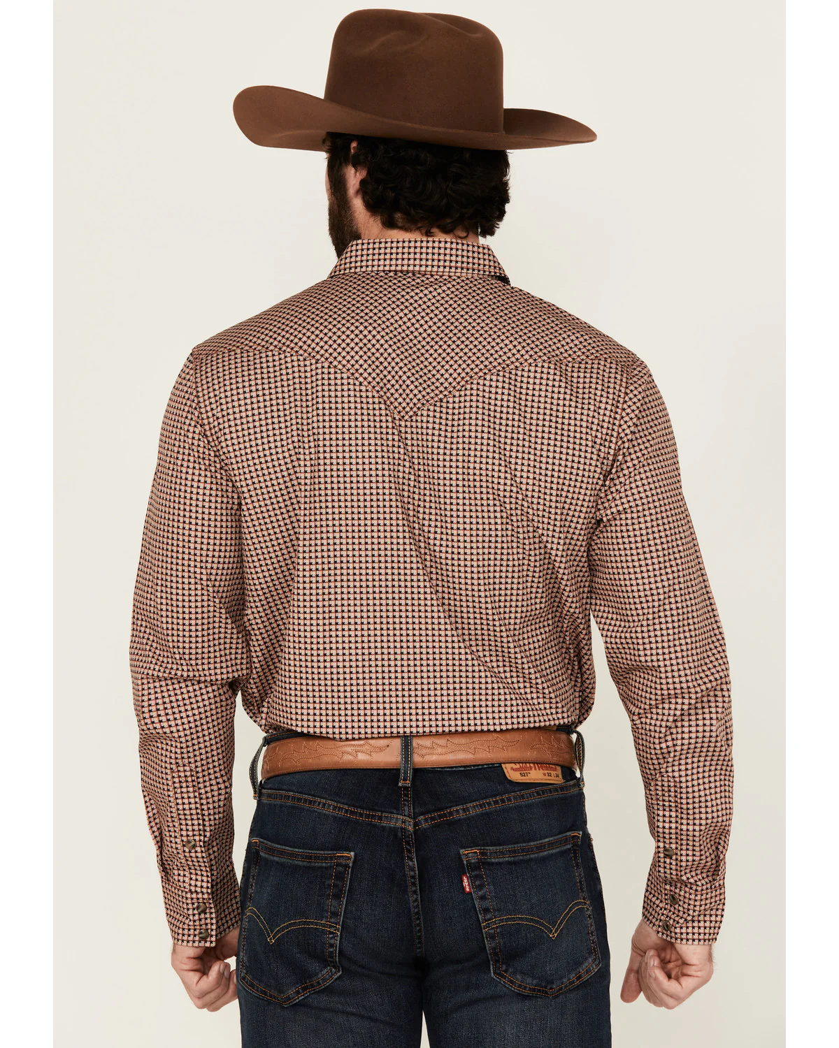 Cody James Men's Ramon Plaid Print Long Sleeve Snap Western Shirt - Image 4