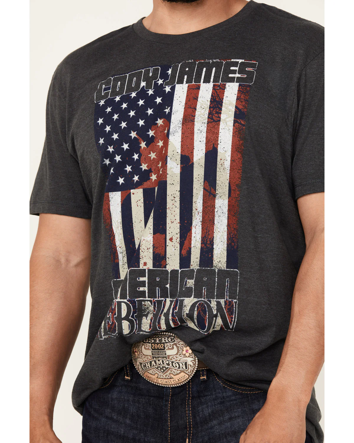 Cody James Men's Rebellion Americana Short Sleeve Graphic T-Shirt - Image 3