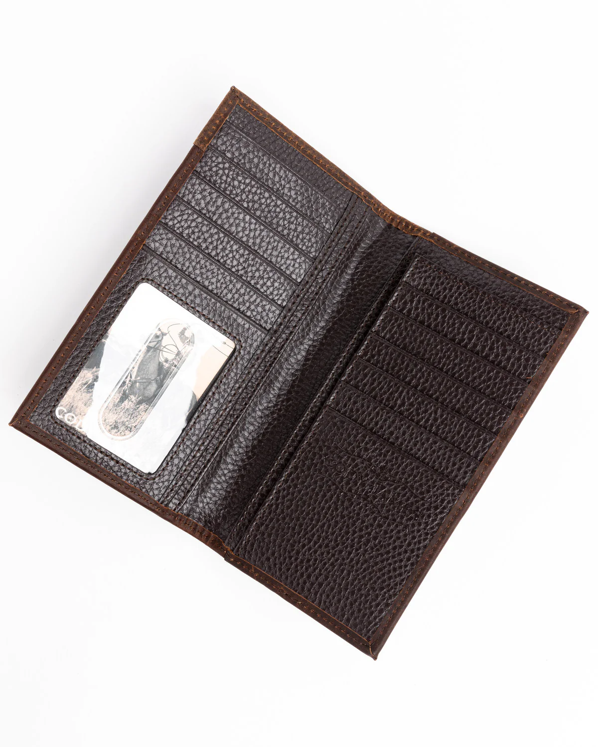 Cody James Men's Rodeo Stitched Leather Wallet - Image 3