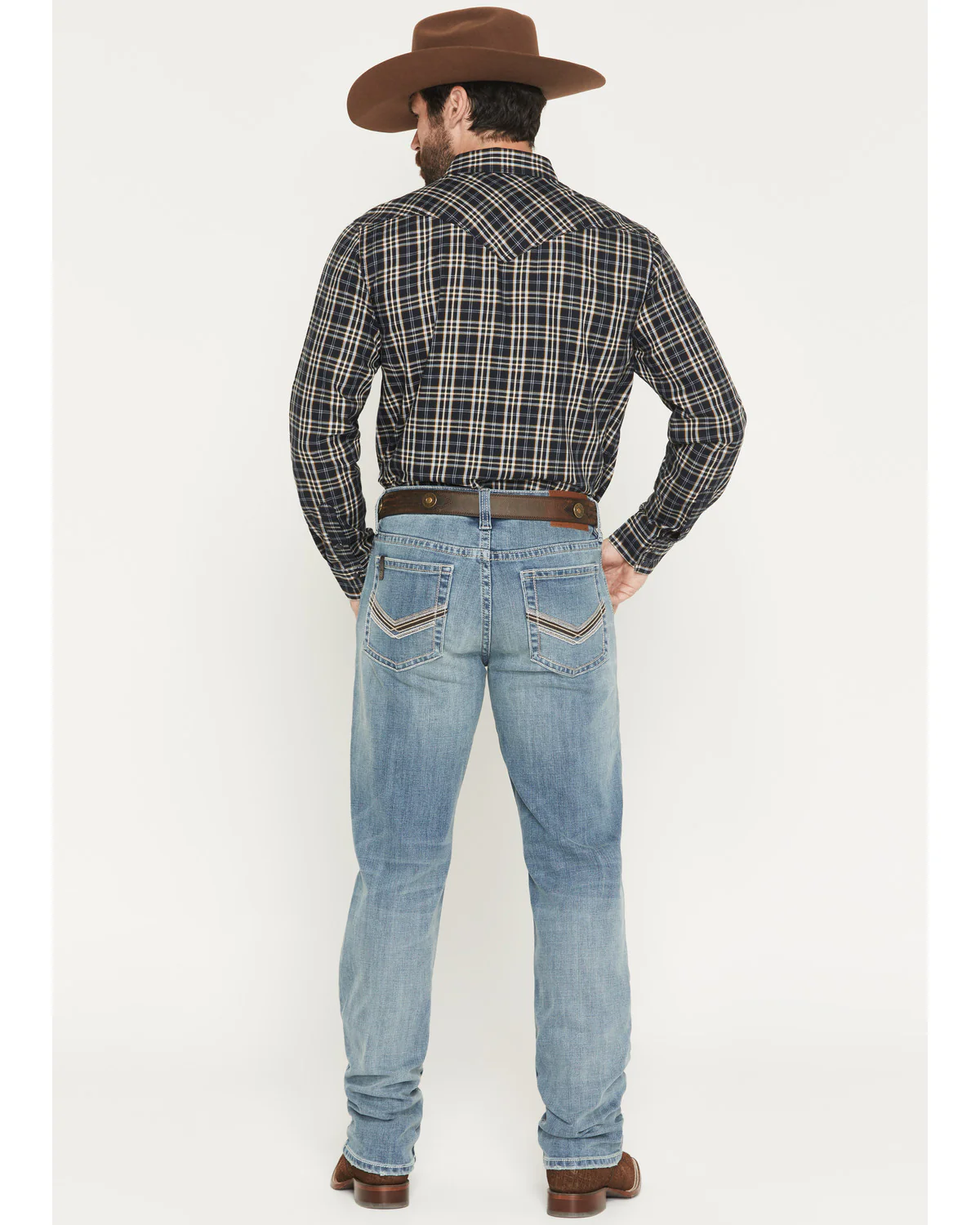 Cody James Men's Rowdy Wash Jackson Slim Straight Stretch Denim Jeans - Image 3