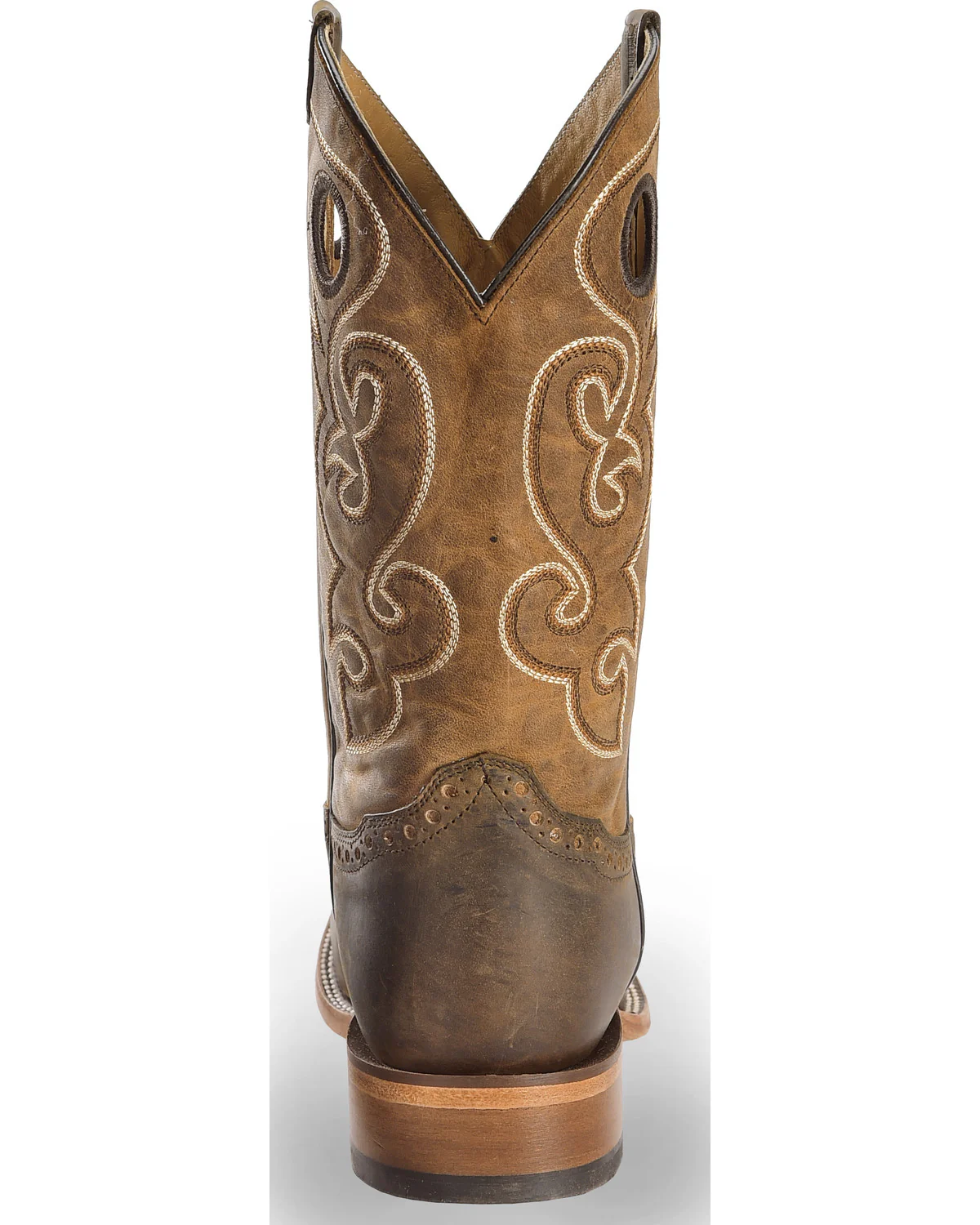 Cody James Men's Saddle Vamp Western Boots - Broad Square Toe - Image 7