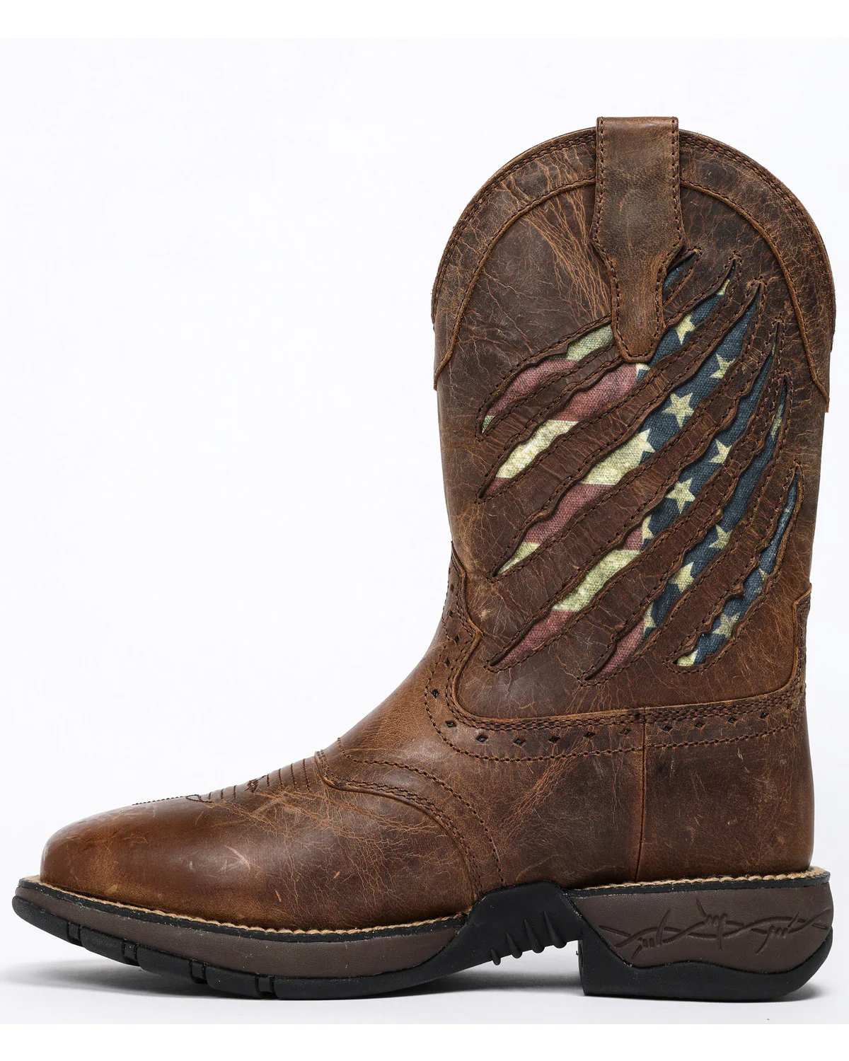 Cody James Men's Scratch American Flag Lite Performance Western Boots - Square Toe - Image 3