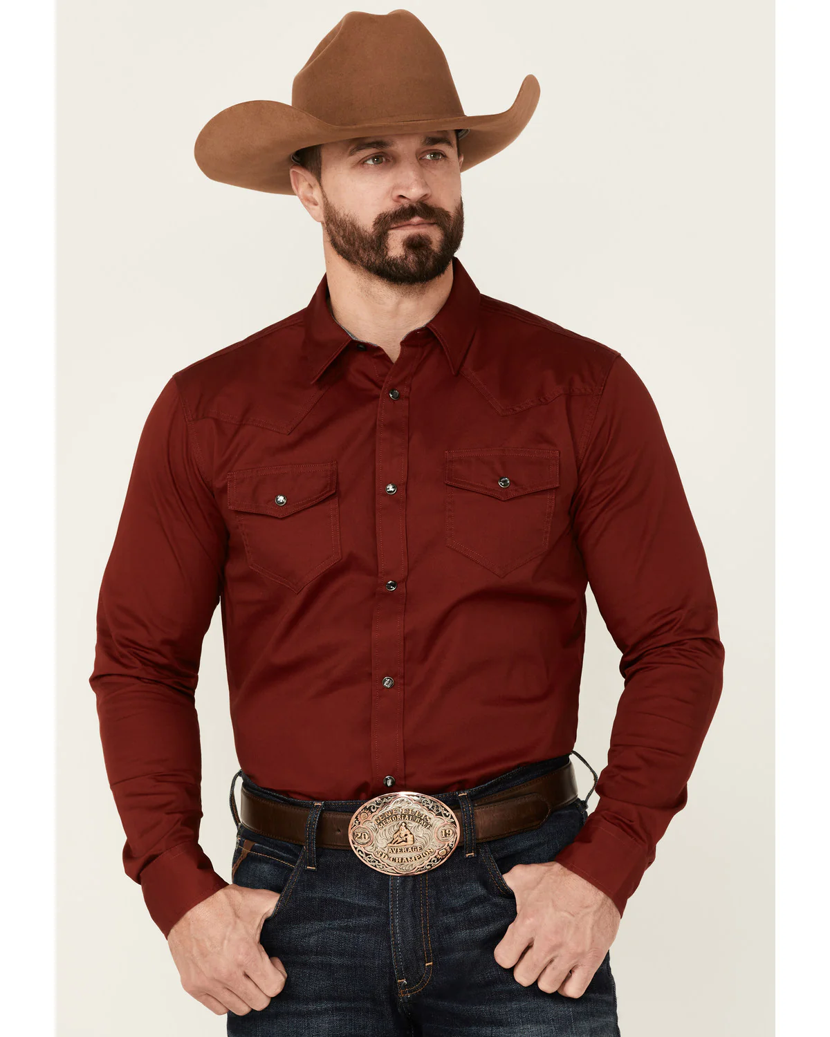 Cody James Men's Solid Treadstone Long Sleeve Pearl Snap Western Shirt - Image 13