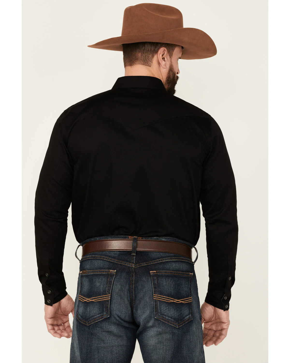Cody James Men's Solid Treadstone Long Sleeve Pearl Snap Western Shirt - Image 4