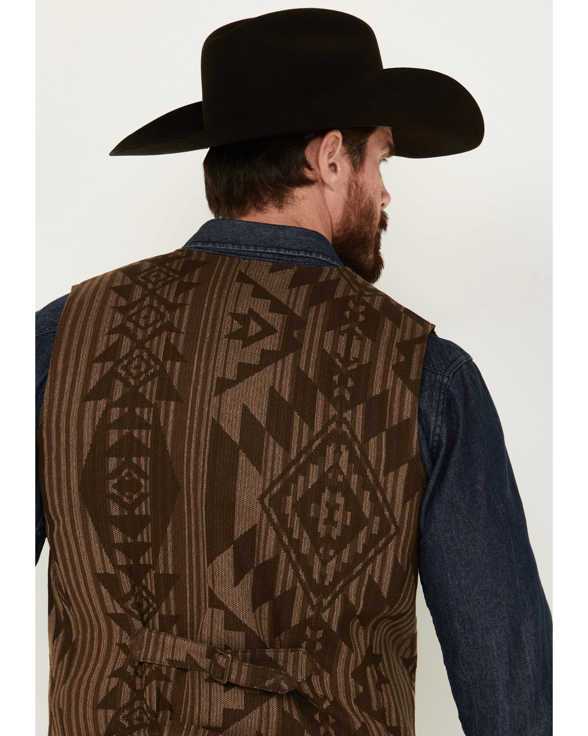 Cody James Men's Southwestern Print Jacquard Vest - Image 12