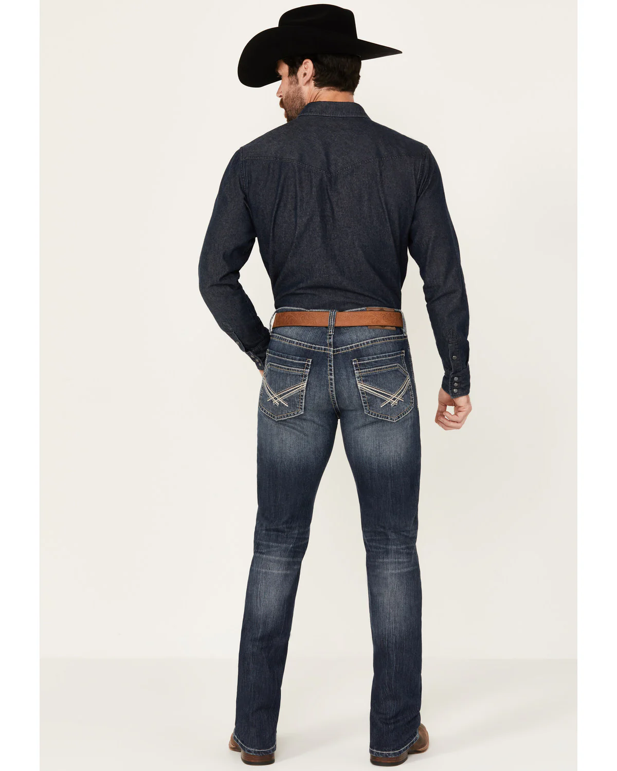 Cody James Men's Starlight Wash Jackson Slim Straight Stretch Denim Jeans - Image 3
