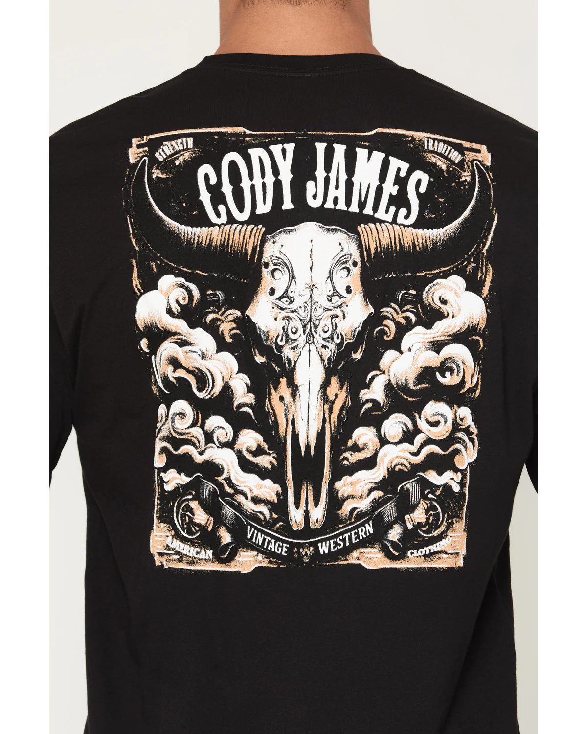 Cody James Men's Steerhead Long Sleeve Graphic T-Shirt - Image 4