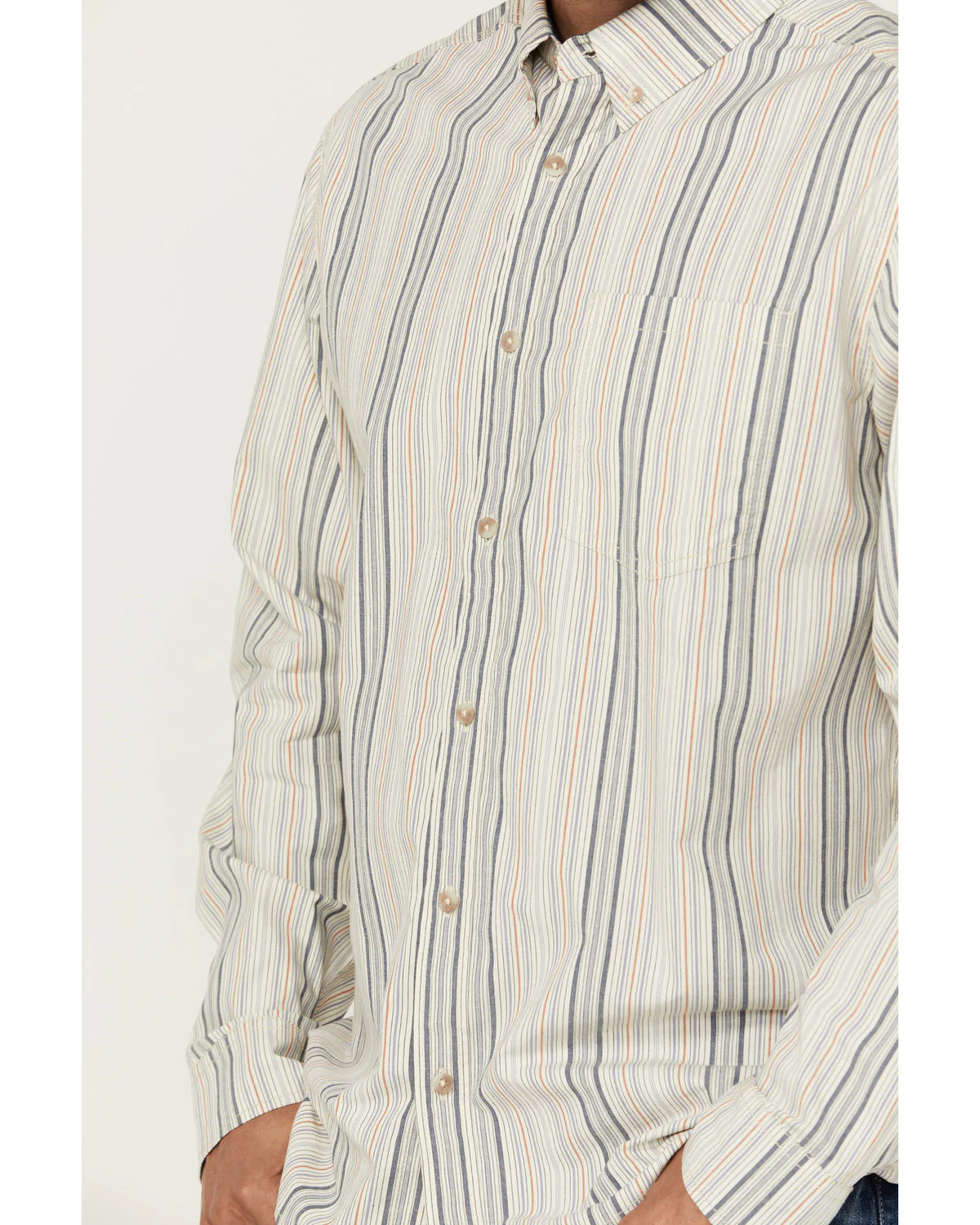 Cody James Men's Sunrise Stripe Long Sleeve Button-Down Stretch Western Shirt - Image 3