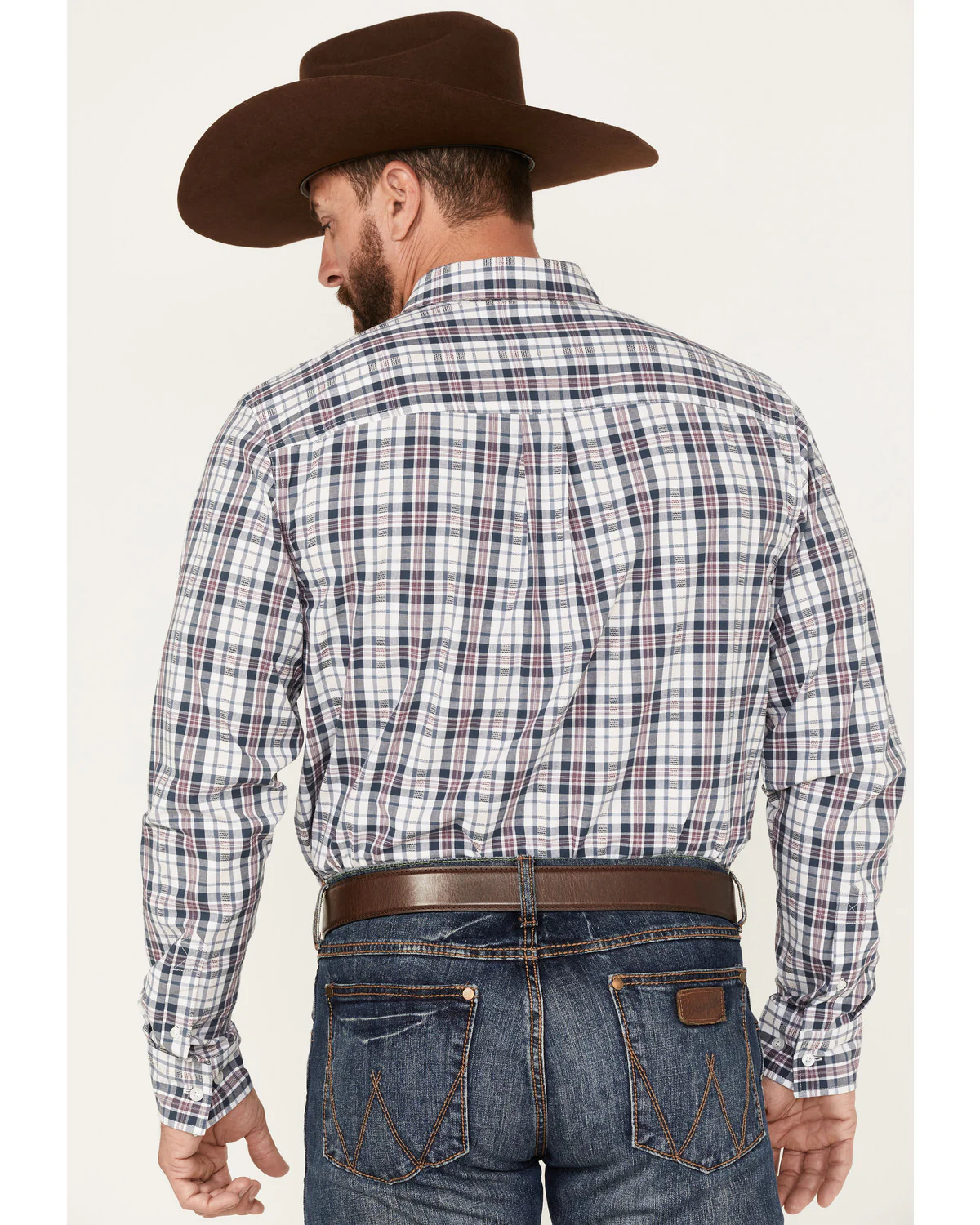 Cody James Men's Tonight Small Plaid Print Button-Down Western Shirt - Image 4