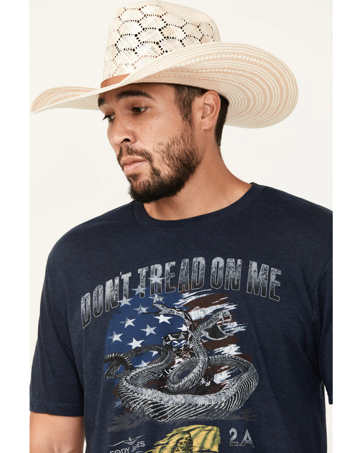 Cody James Men's Tread On Me Short Sleeve Graphic T-Shirt - Image 2