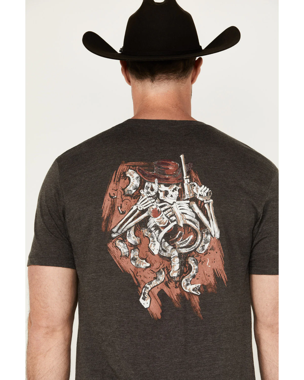 Cody James Men's Troubled Skeleton Short Sleeve Graphic T-Shirt - Image 4