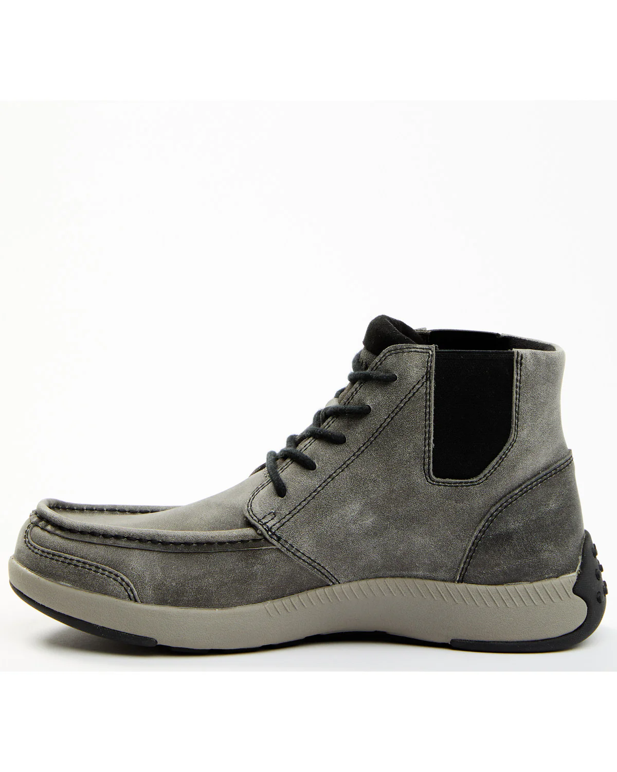 Cody James Men's Trusted Glacier Lace-Up Casual Chelsea Boots - Moc Toe - Image 3