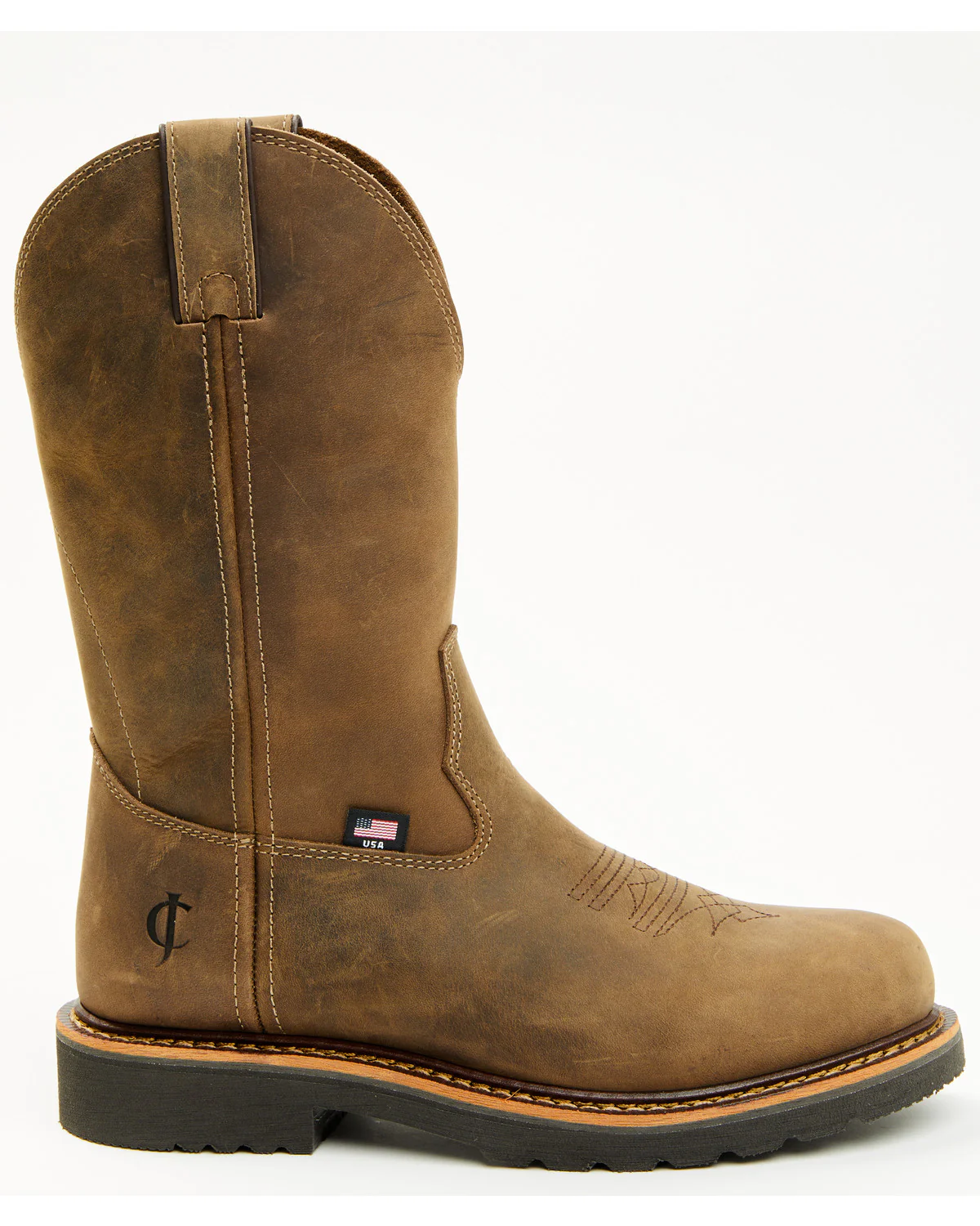 Cody James Men's USA Pull-On Work Boots - Composite Toe - Image 2