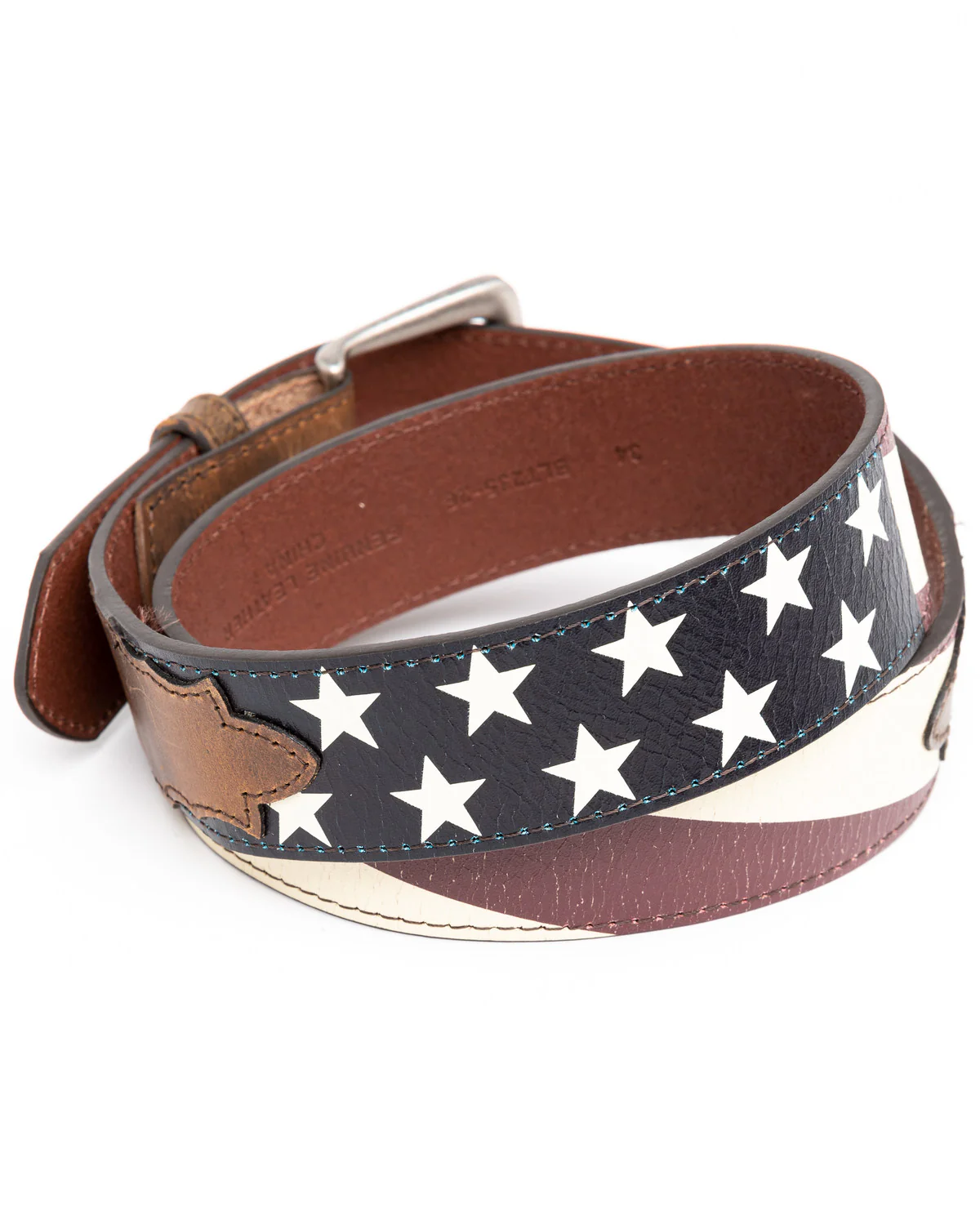 Cody James Men's Vintage American Flag Belt - Image 2