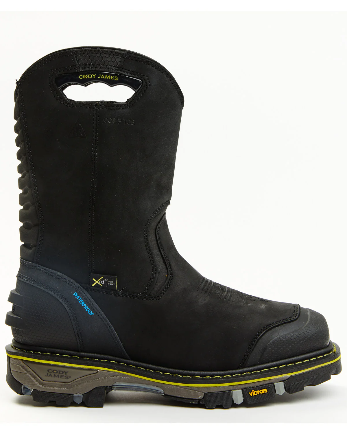 Cody James Men's Waterproof Met Guard Western Work Boots - Composite Toe - Image 2