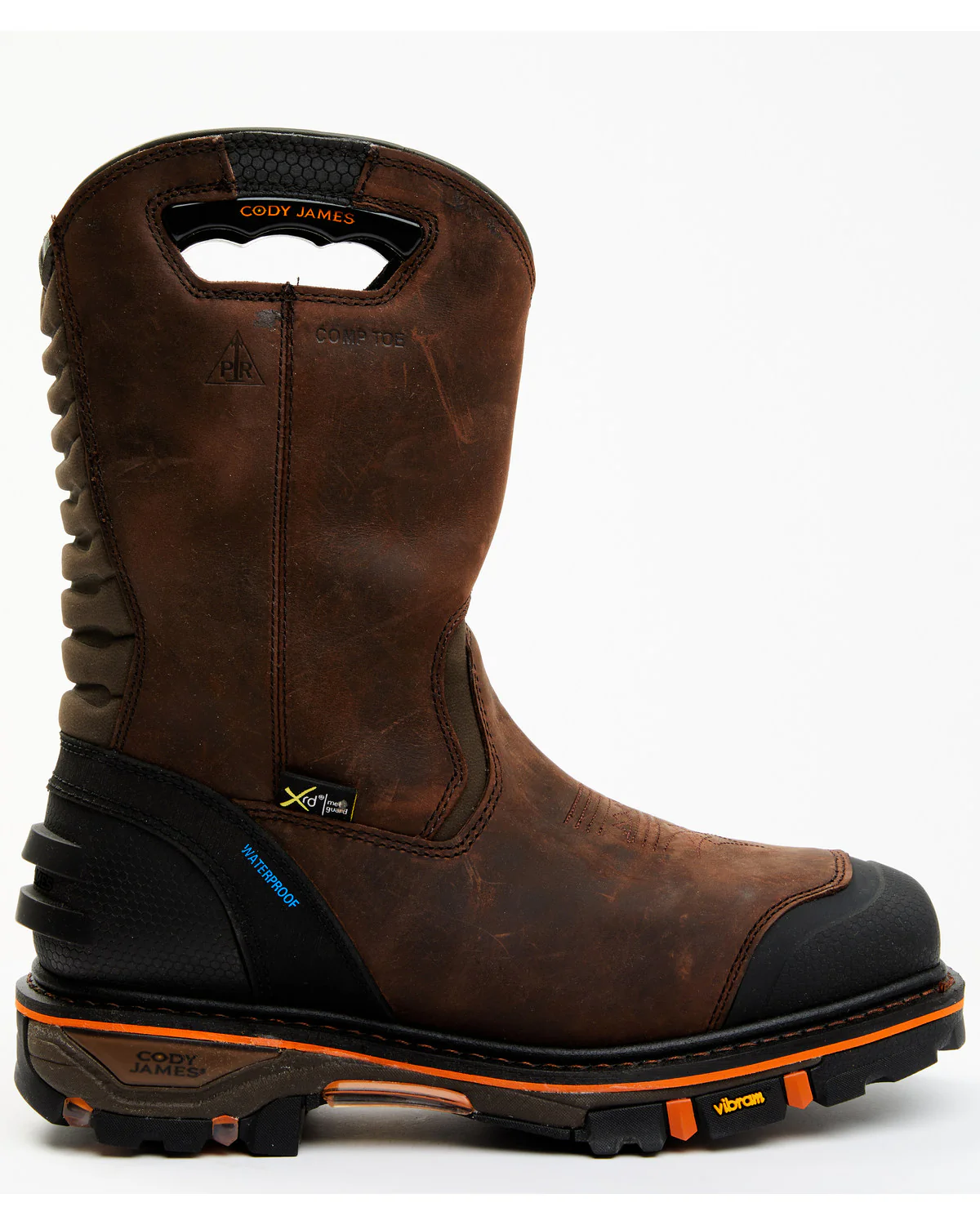 Cody James Men's Waterproof Met Guard Western Work Boots - Composite Toe - Image 2