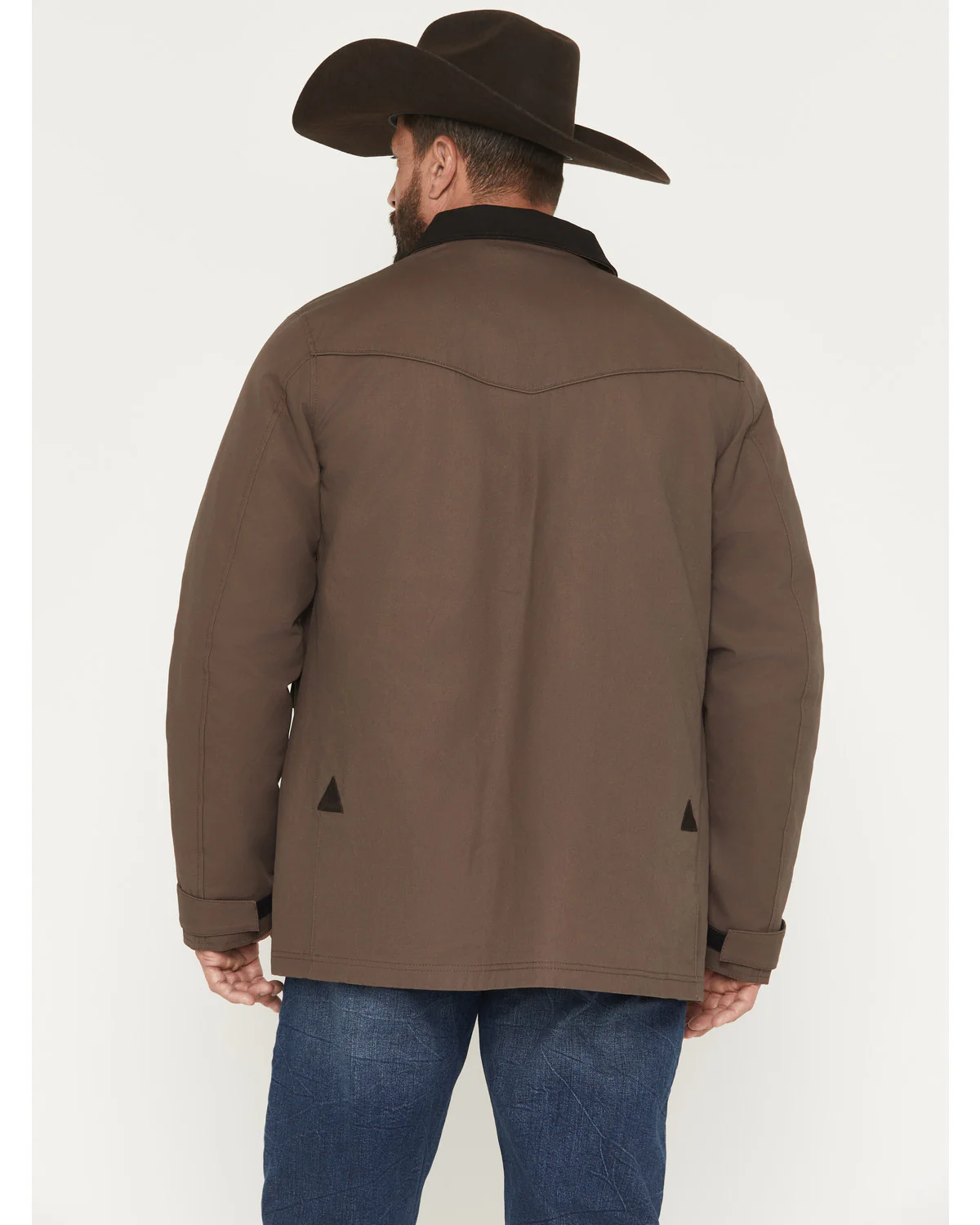 Cody James Men's Weston Canvas Long Rancher Jacket - Image 4