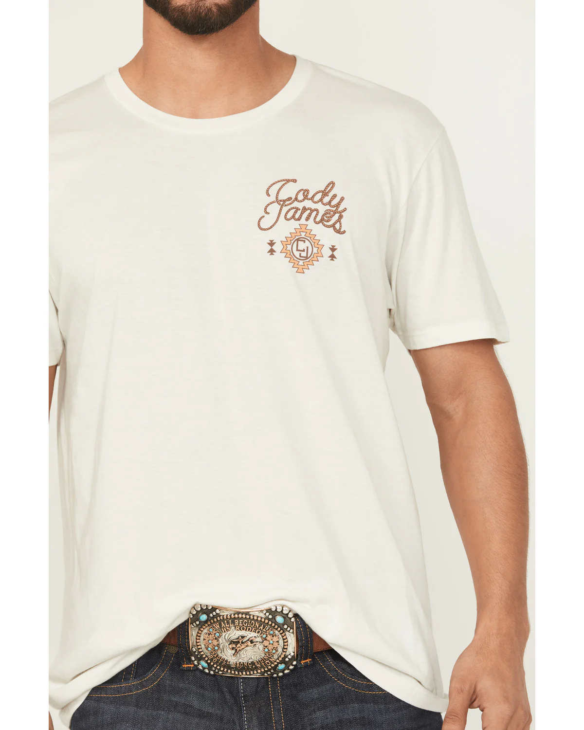 Cody James Men's Wild West Short Sleeve Graphic T-Shirt - Image 4