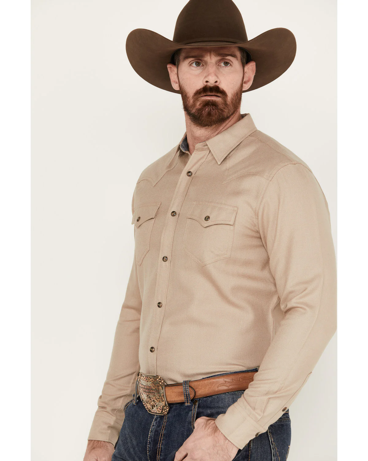 Cody James Men's Wooly Mammoth Western Long Sleeve Shirt - Image 2