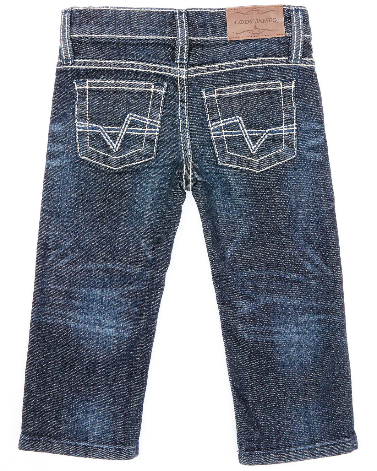 Cody James Toddler Boys' Night Hawk Medium Wash Mid Rise Stretch Relaxed Bootcut Jeans - Image 3