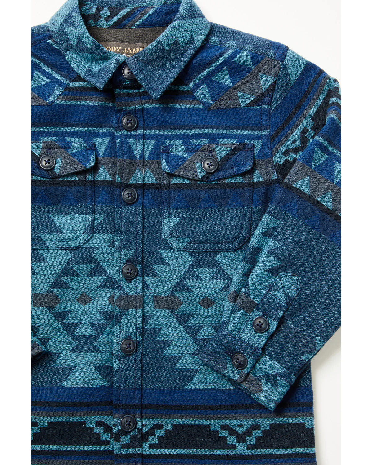 Cody James Toddler Boys' Rosewell Southwestern Print Button-Down Flannel Shirt Jacket - Image 2